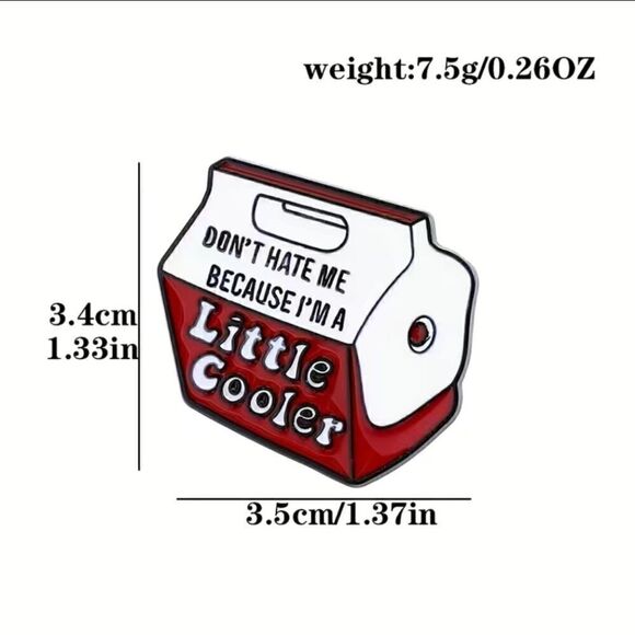 Cooler enamel pin  - Picture 4 of 4